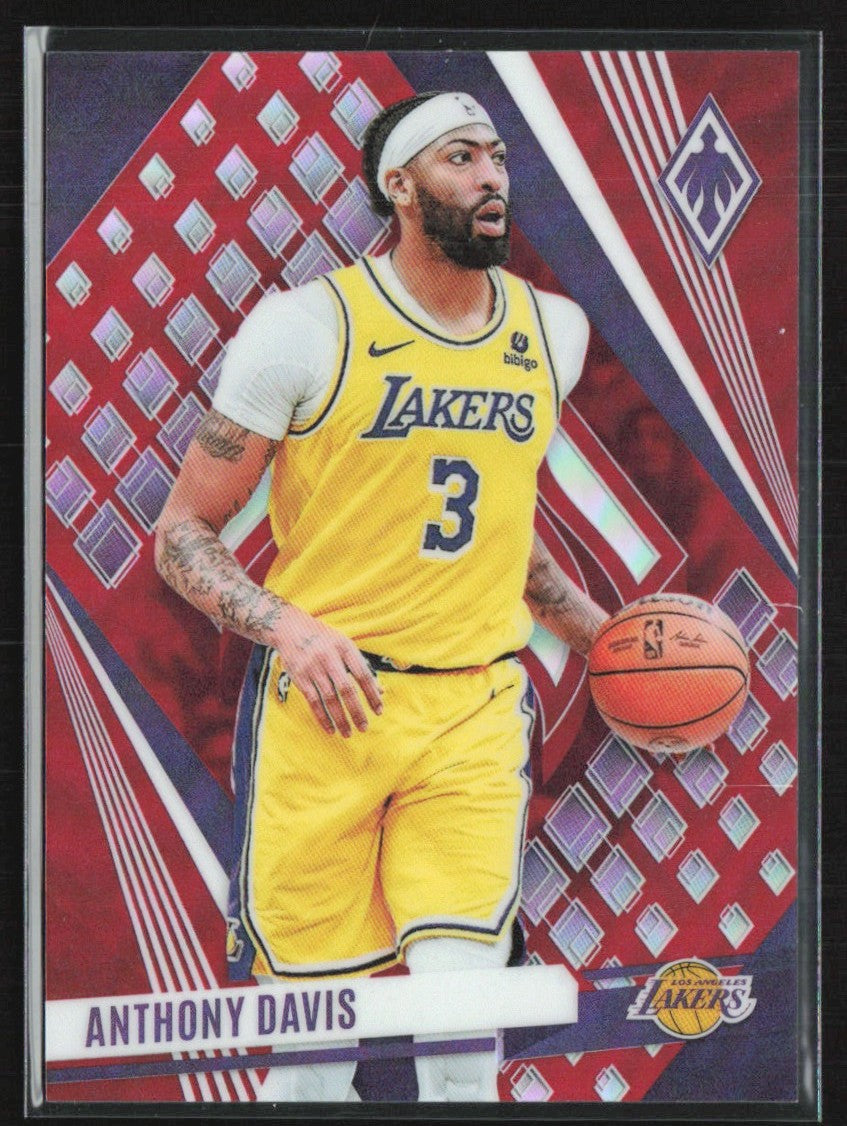 Anthony Davis 2023 Panini Phoenix Red /199 #248 Los Angeles Lakers
