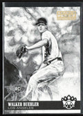 Walker Buehler 2018 Panini Diamond Kings B&W Variation Artist Proof Gold RC /99