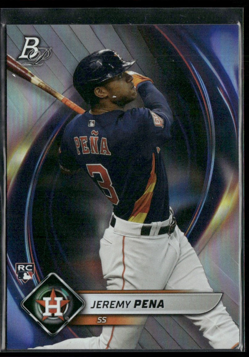 Jeremy Pena 2022 Bowman Platinum RC #98 Houston Astros