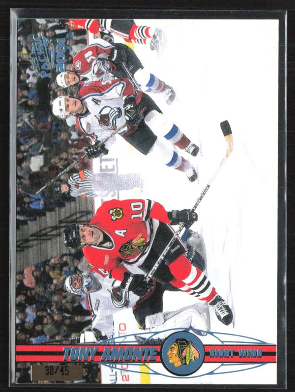Tony Amonte 2000 Pacific #92 Chicago Blackhawks