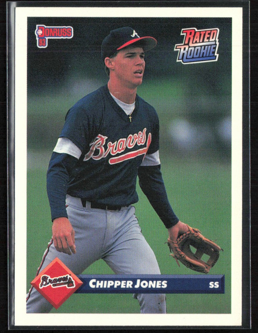 Chipper Jones 1993 Donruss RC #721 Atlanta Braves