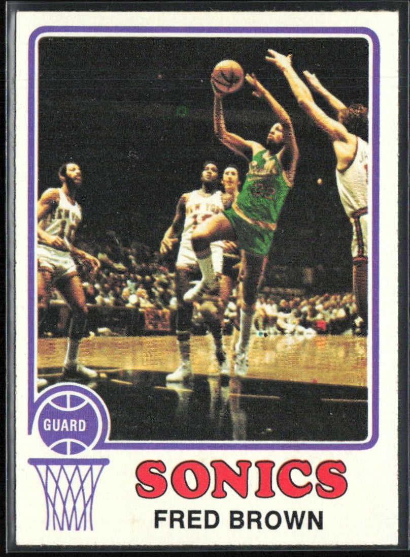 Fred Brown 1973 Topps RC #103 Seattle SuperSonics
