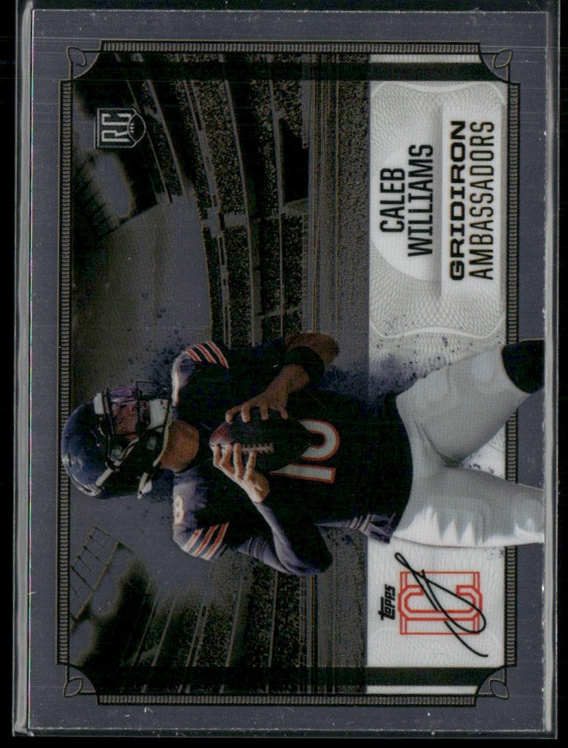 Caleb Williams 2024 Topps Signature Class Gridiron Ambassadors RC #GA-1