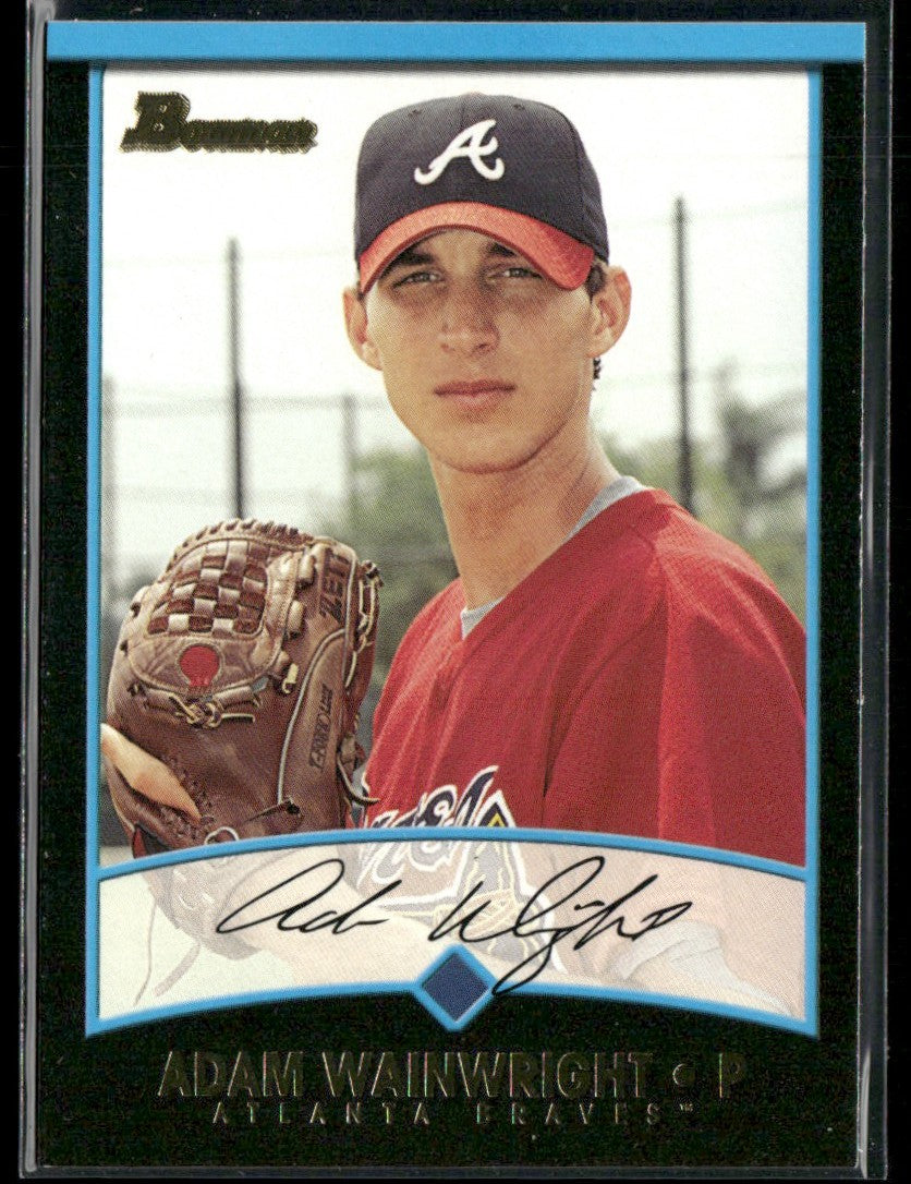 Adam Wainwright 2001 Bowman RC #206 Atlanta Braves