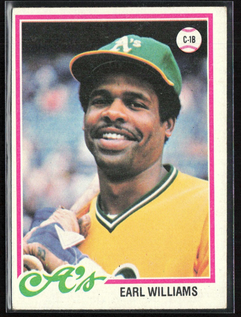 Earl Williams 1978 Topps #604 Oakland Athletics