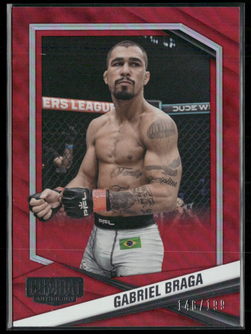 Gabriel Braga 2025 Panini Combat Anthology Red /199 #77