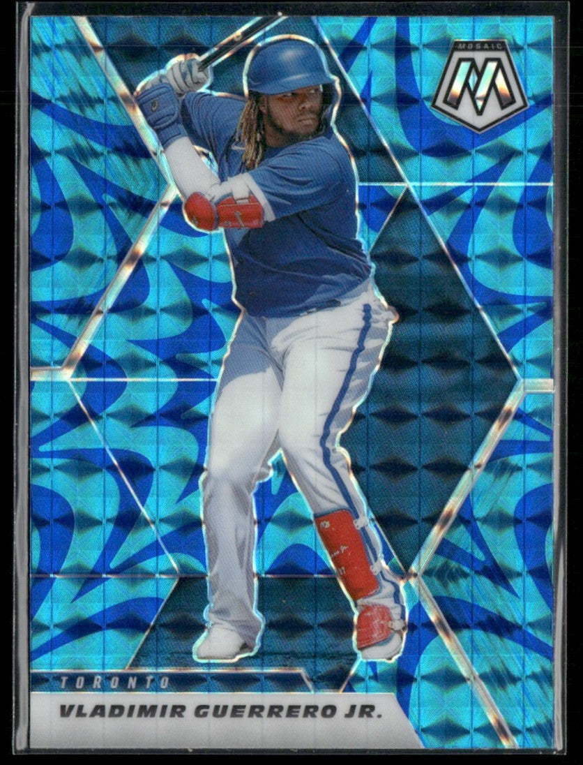 Vladimir Guerrero Jr. 2021 Panini Mosaic Reactive Blue #78 Toronto Blue Jays