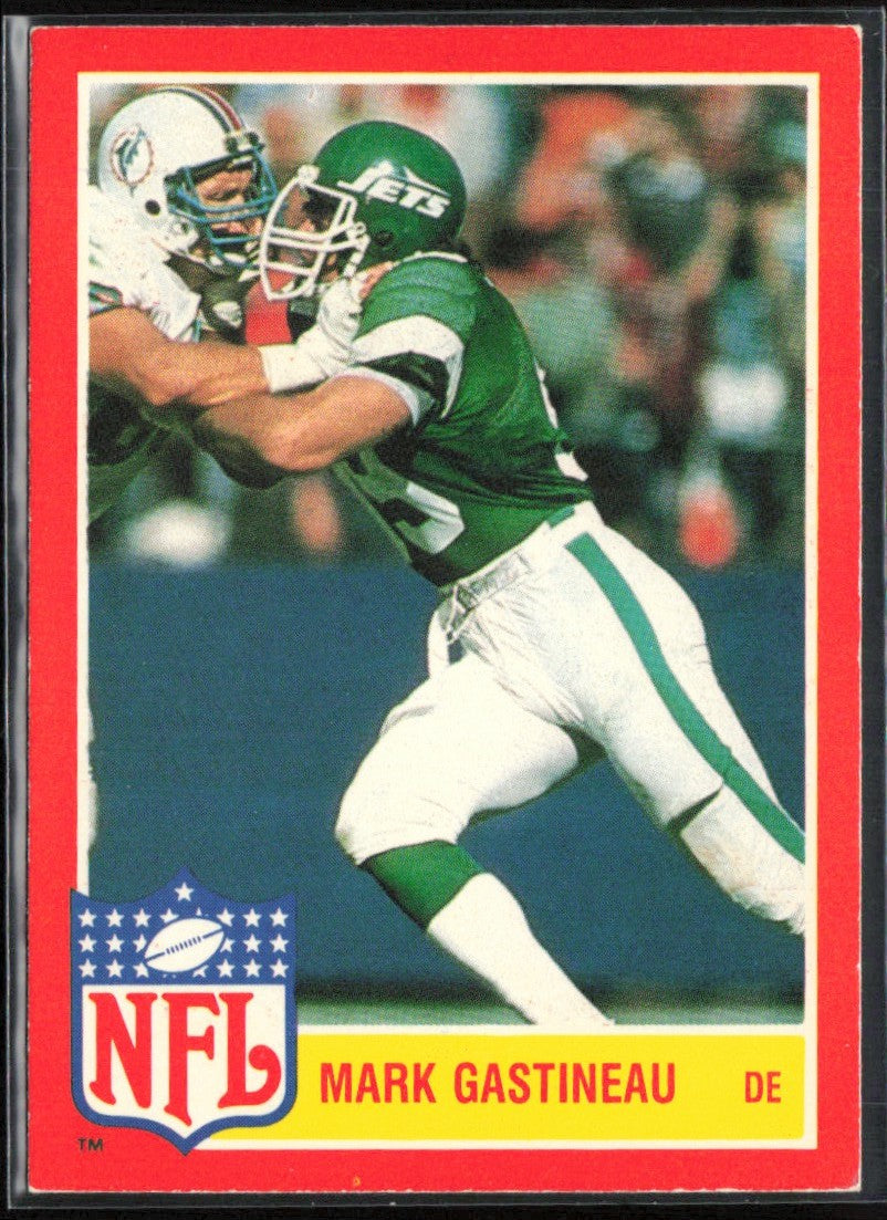 Mark Gastineau 1985 Topps Glossy NFL Star #4 New York Jets