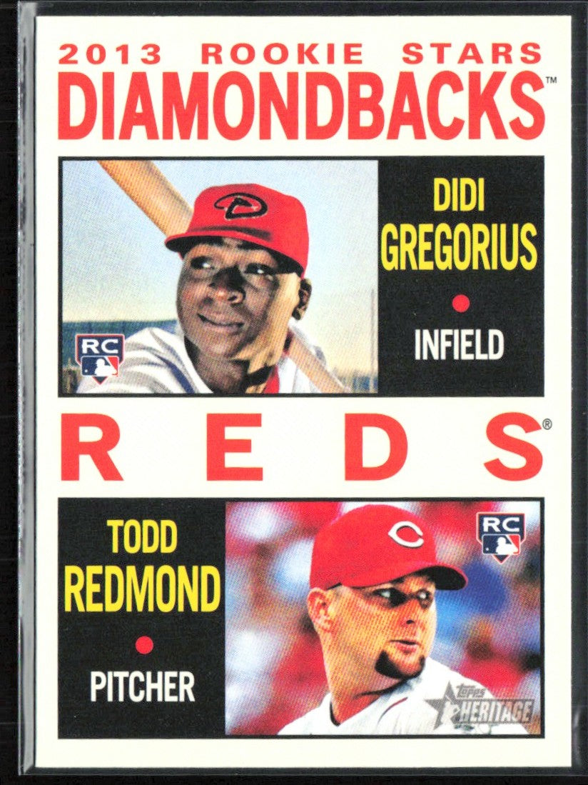 Didi Gregorius 2013 Topps Heritage Rookie Stars RC #33 Arizona Diamondbacks