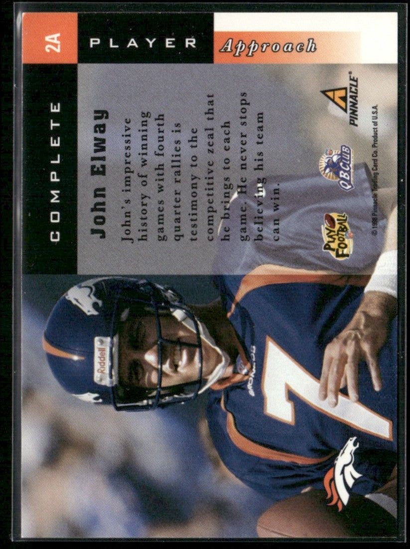 John Elway 1998 Score Complete Players #2A Denver Broncos