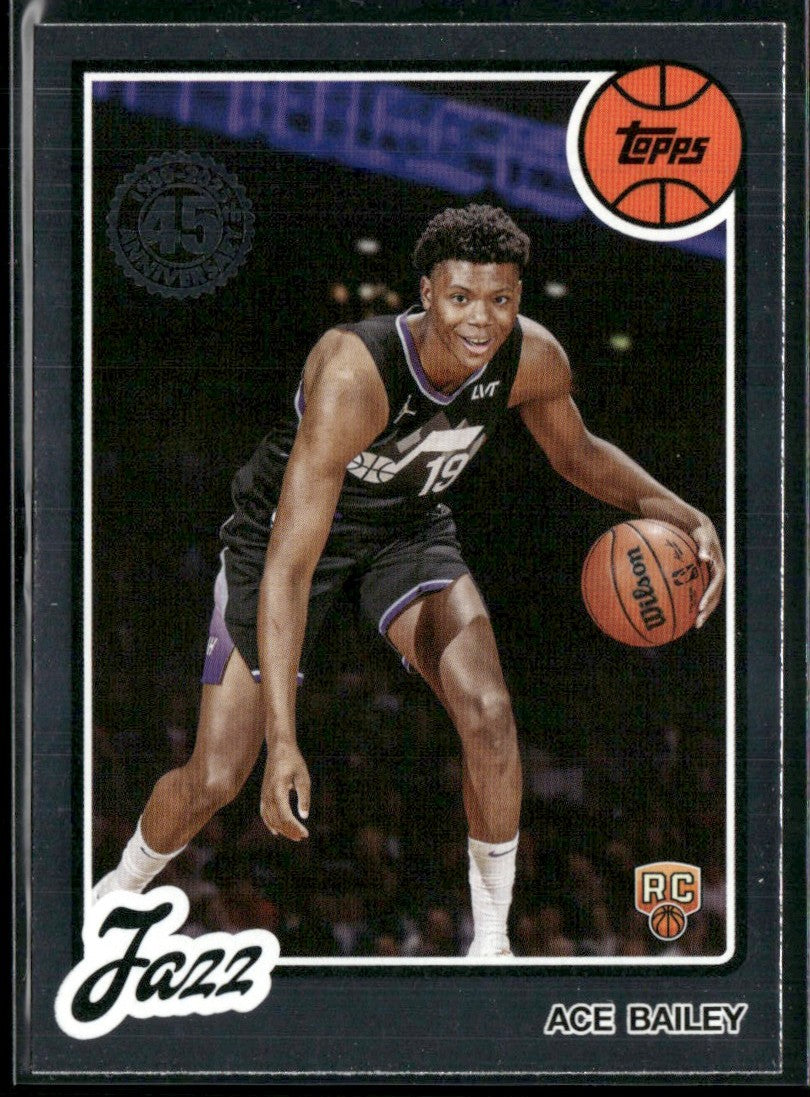 Ace Bailey 2025 Topps 1980-81 RC #80BK-54 Utah Jazz
