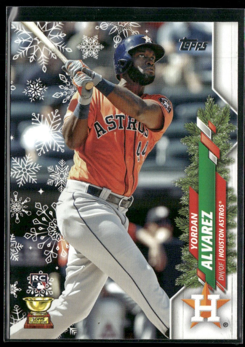 Yordan Alvarez 2020 Topps Holiday RC #HW105 Houston Astros