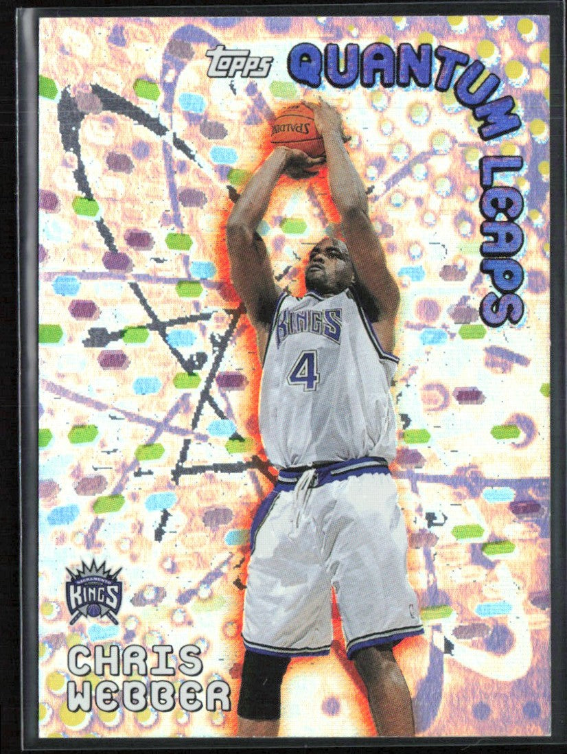 Chris Webber 2000 Topps Quantum Leaps #QL1 Sacramento Kings