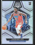 Cason Wallace 2023 Panini Mosaic Silver Prizm RC #218 Oklahoma City Thunder