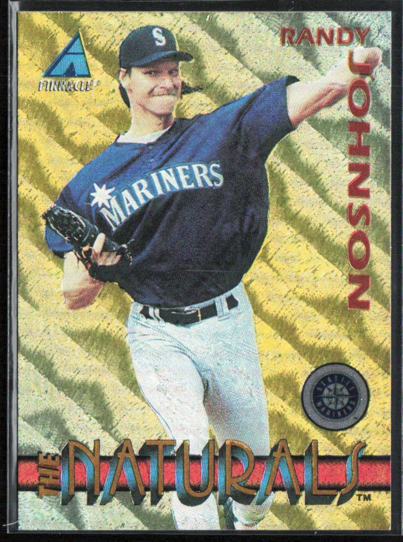 Randy Johnson 1994 Pinnacle The Naturals #10 Seattle Mariners