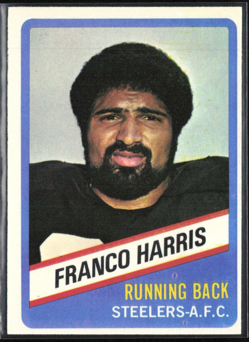 Franco Harris 1976 Topps #3 Pittsburgh Steelers