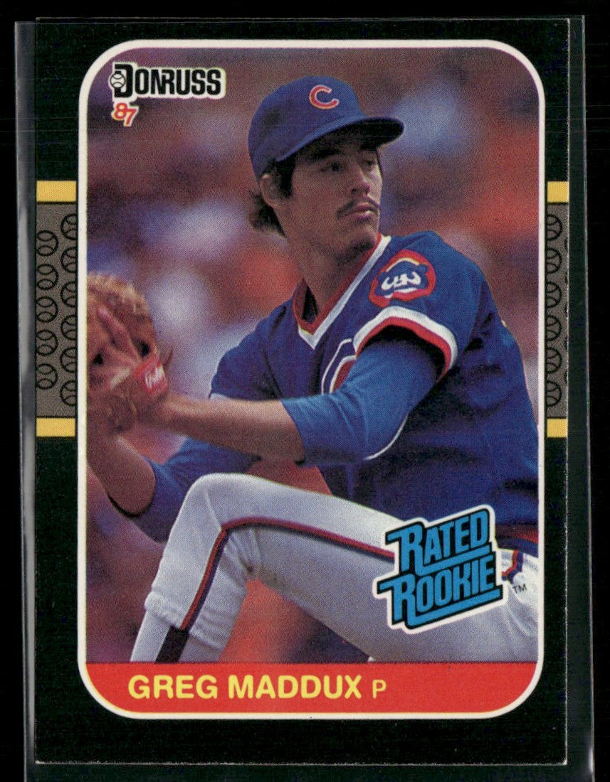Greg Maddux 1987 Donruss RC #36 Chicago Cubs