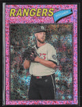 Merrill Kelly 2026 Topps Heritage Chrome Pink Sparkle Refractor #316