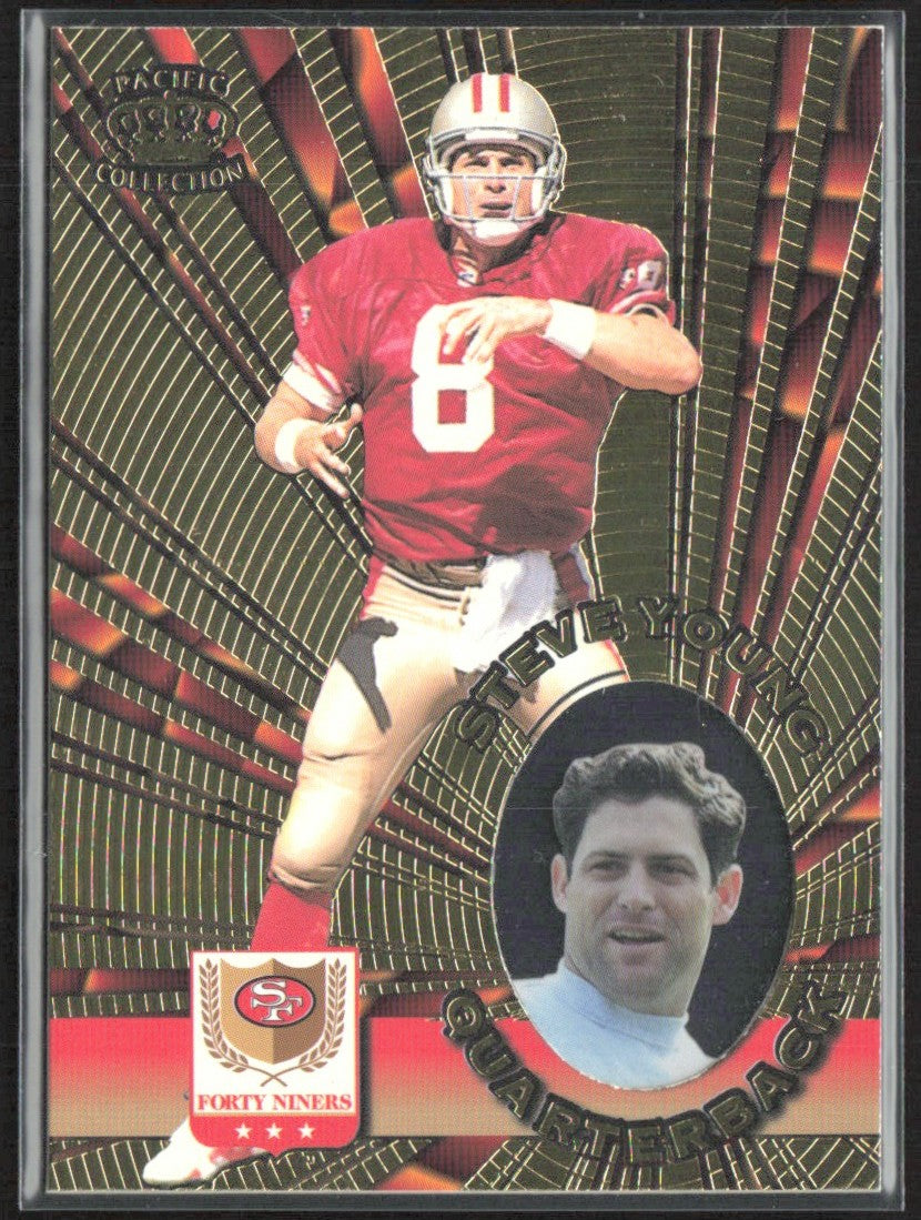 Steve Young 1996 Pacific Invincible #I-135 San Francisco 49ers