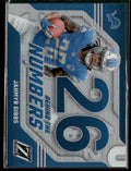 Jahmyr Gibbs 2023 Panini Zenith Behind the Numbers #9 Detroit Lions