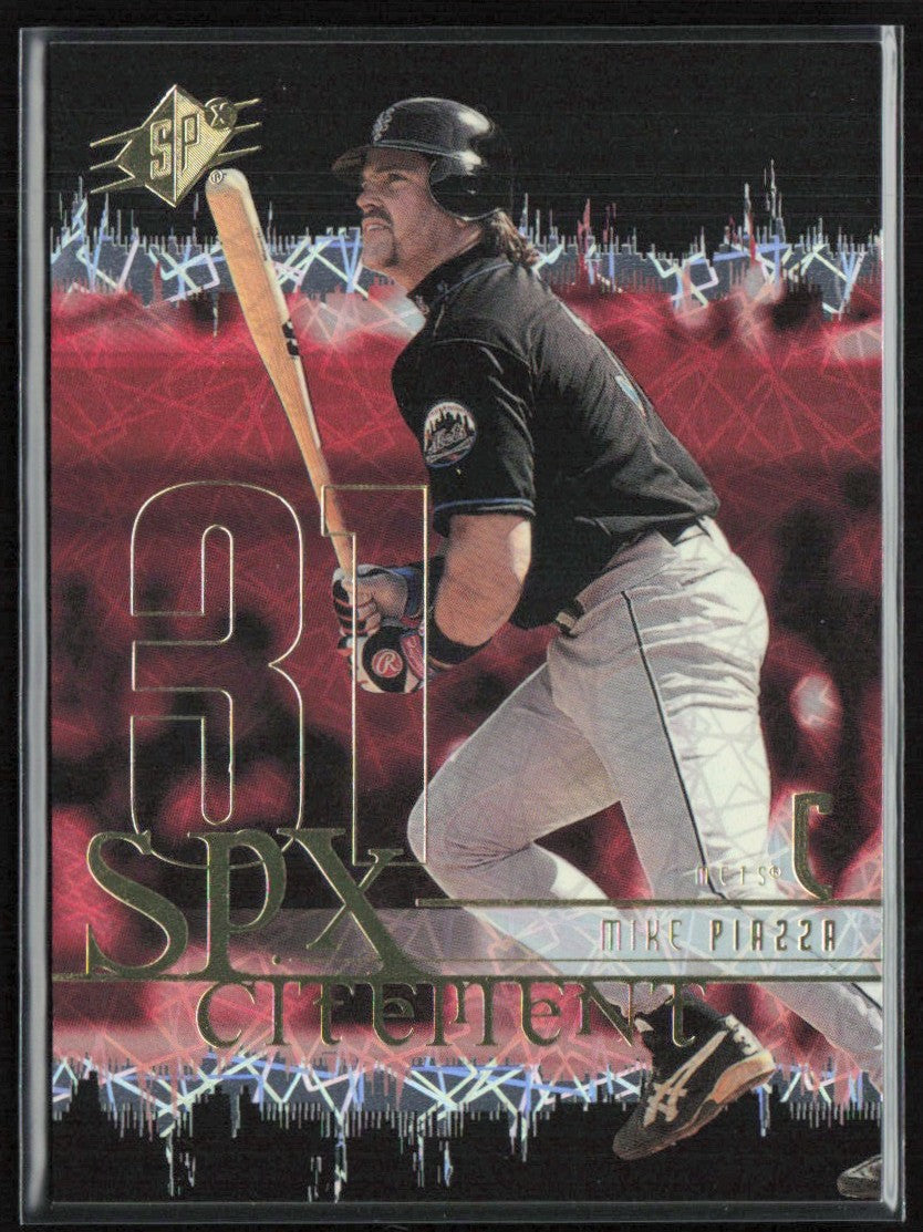 Mike Piazza 2000 SPx Citement #XC18 New York Mets