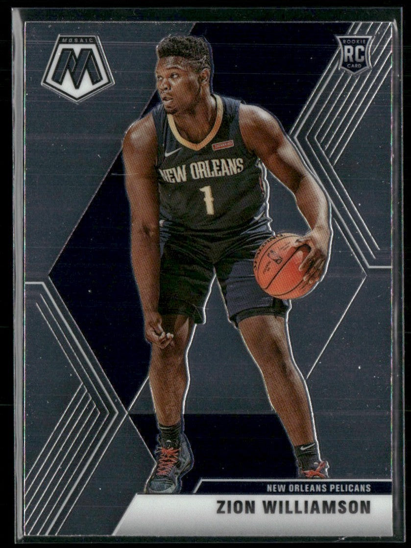 Zion Williamson 2019 Panini Mosaic RC #209 New Orleans Pelicans