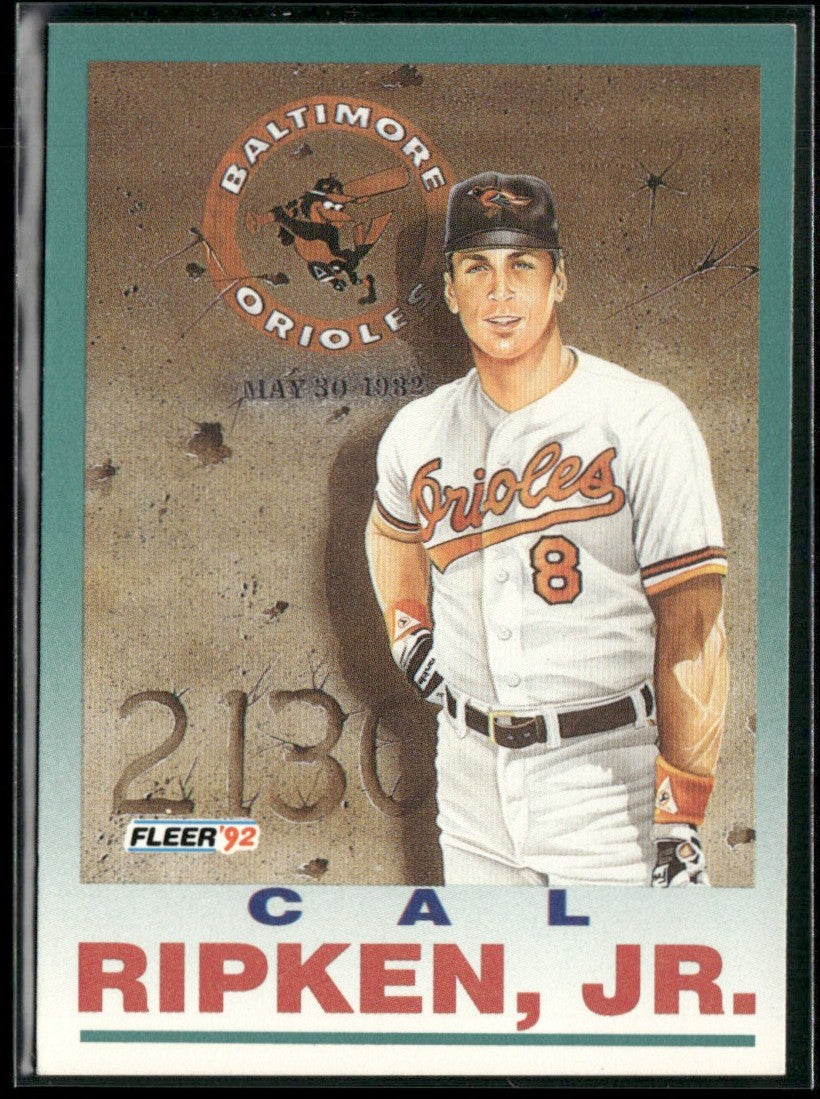 Cal Ripken, Jr. 1992 Fleer #711 Baltimore Orioles
