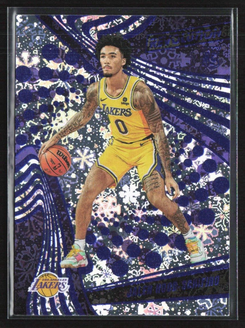 Jalen Hood-Schifino 2023 Panini Revolution Winter RC #107 Los Angeles Lakers