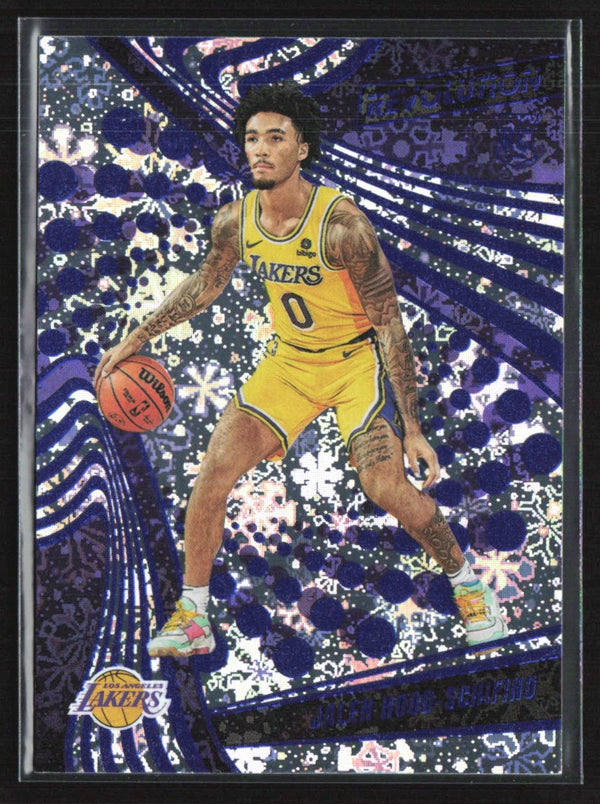 Jalen Hood-Schifino 2023 Panini Revolution Winter RC #107 Los Angeles Lakers