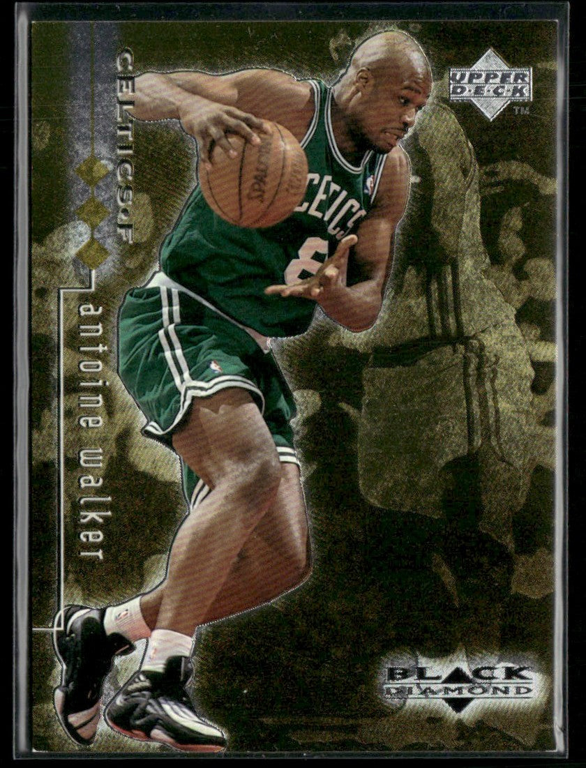 Antoine Walker 1998 Upper Deck Black Diamond Triple /1500 #17 Boston Celtics