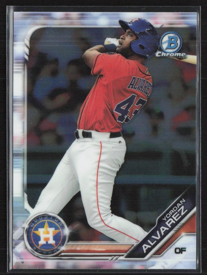 Yordan Alvarez 2019 Bowman Chrome #BCP-123 Houston Astros