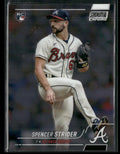 Spencer Strider 2022 Topps Stadium Club Chrome RC #296 Atlanta Braves