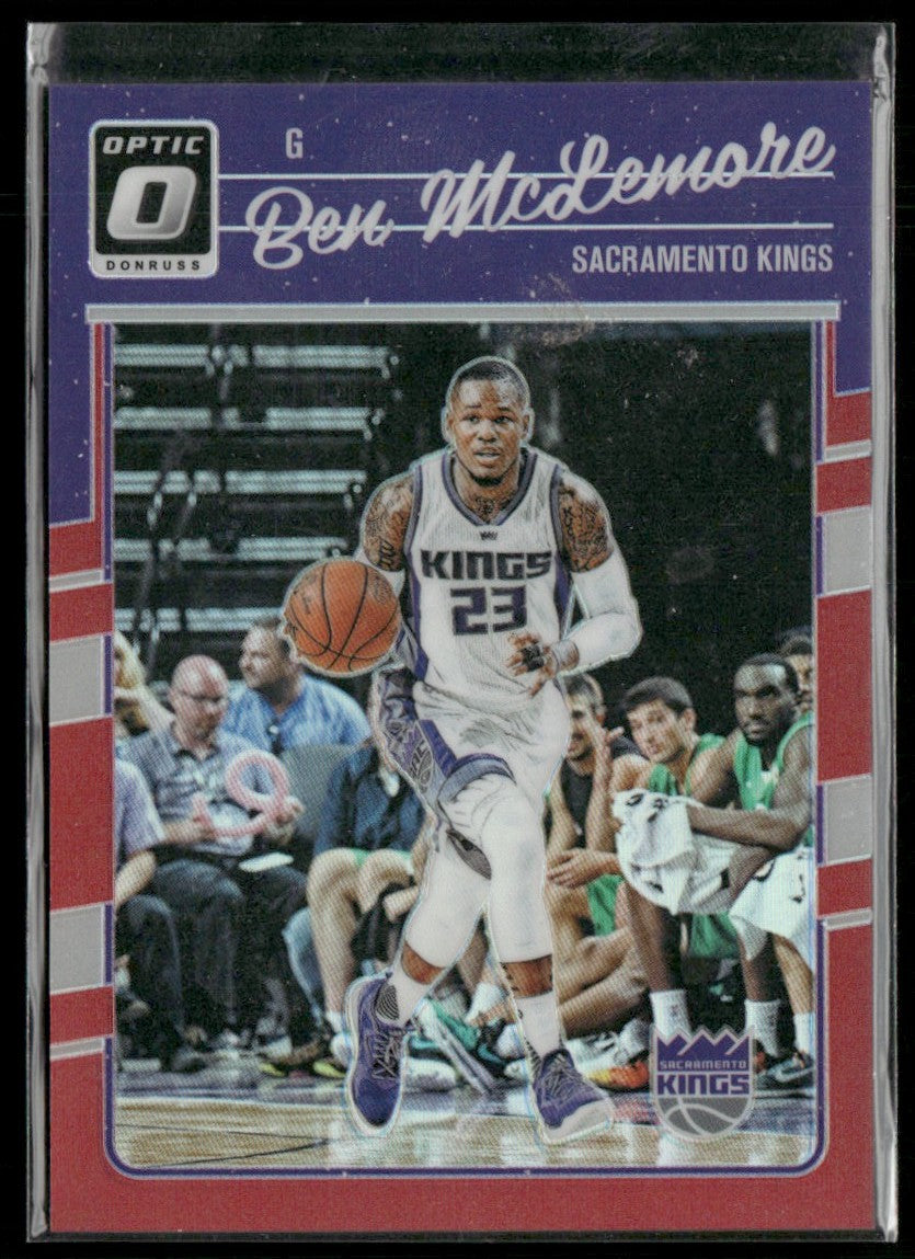 Ben McLemore 2016 Donruss Optic Red Prizm /99 #55 Sacramento Kings