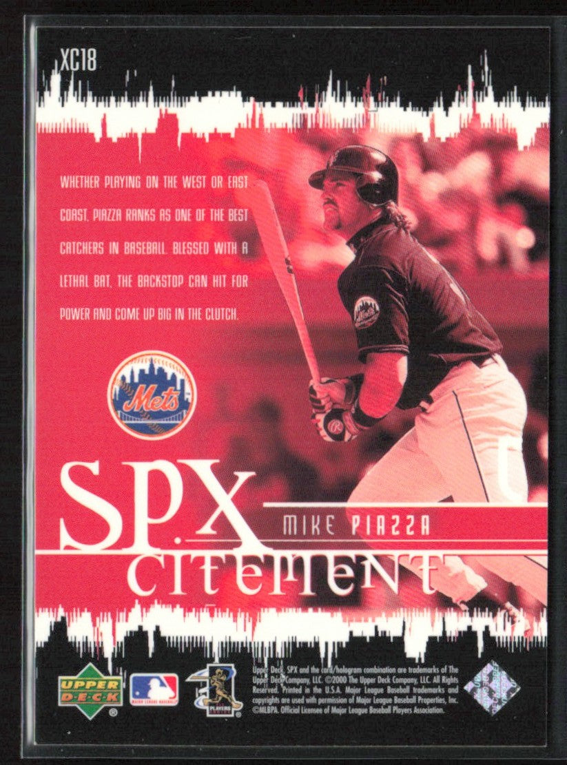 Mike Piazza 2000 SPx Citement #XC18 New York Mets