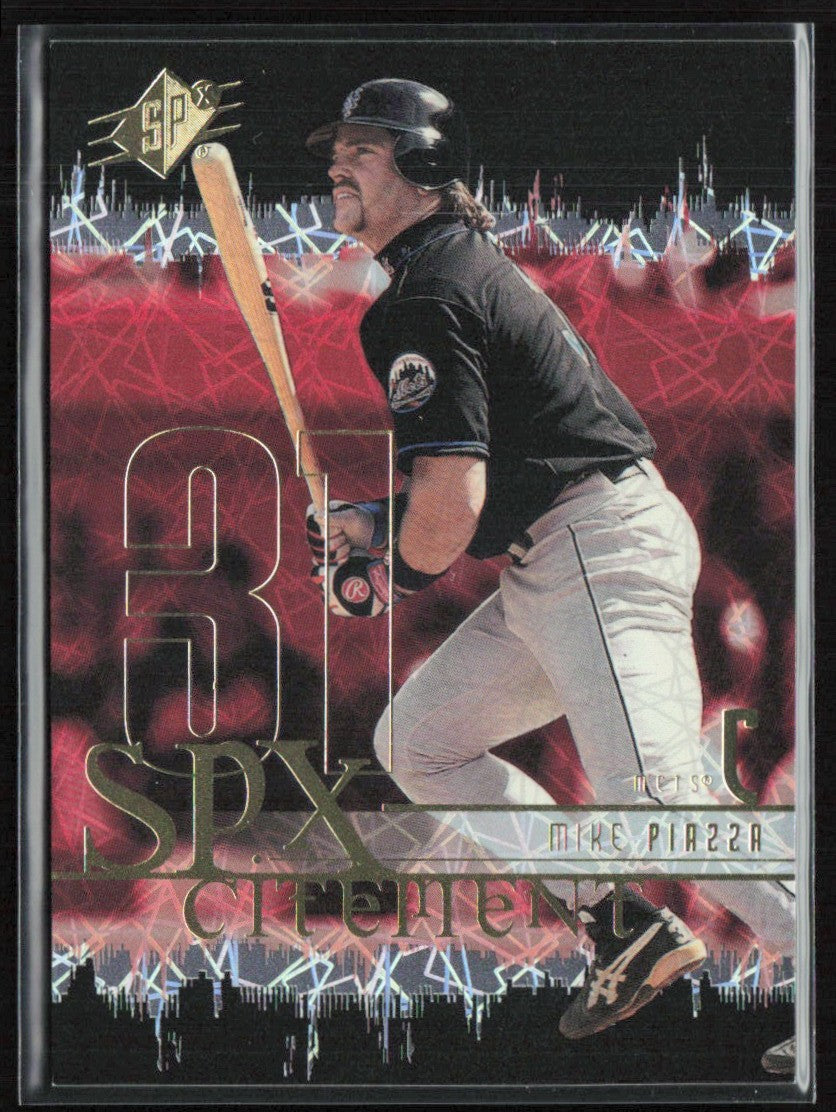 Mike Piazza 2000 SPx Citement #XC18 New York Mets