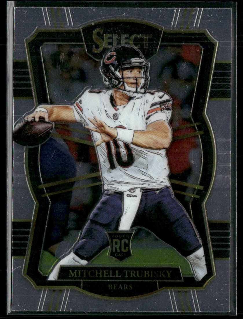 Mitchell Trubisky 2017 Panini Select Premier RC #197 Chicago Bears
