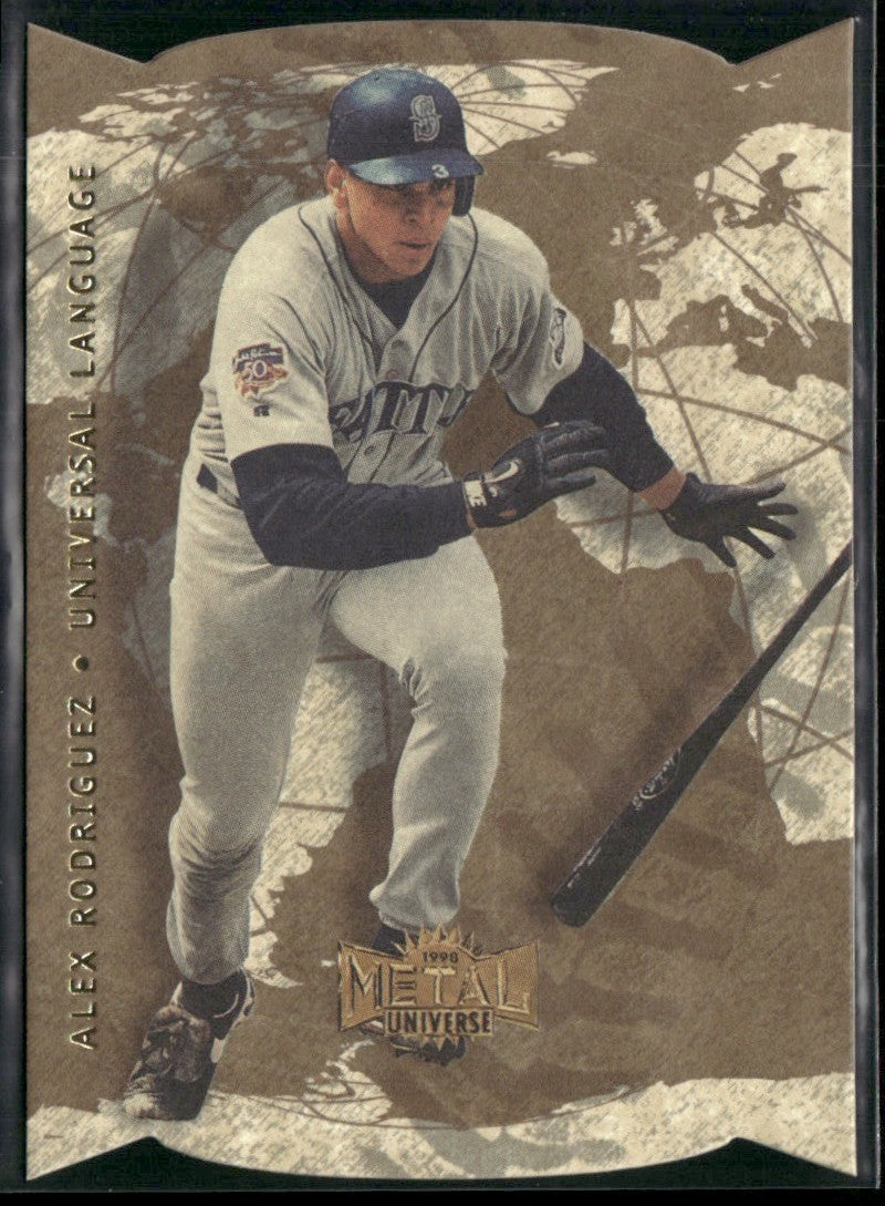 Alex Rodriguez 1998 Metal Universe Universal Language #13 Seattle Mariners