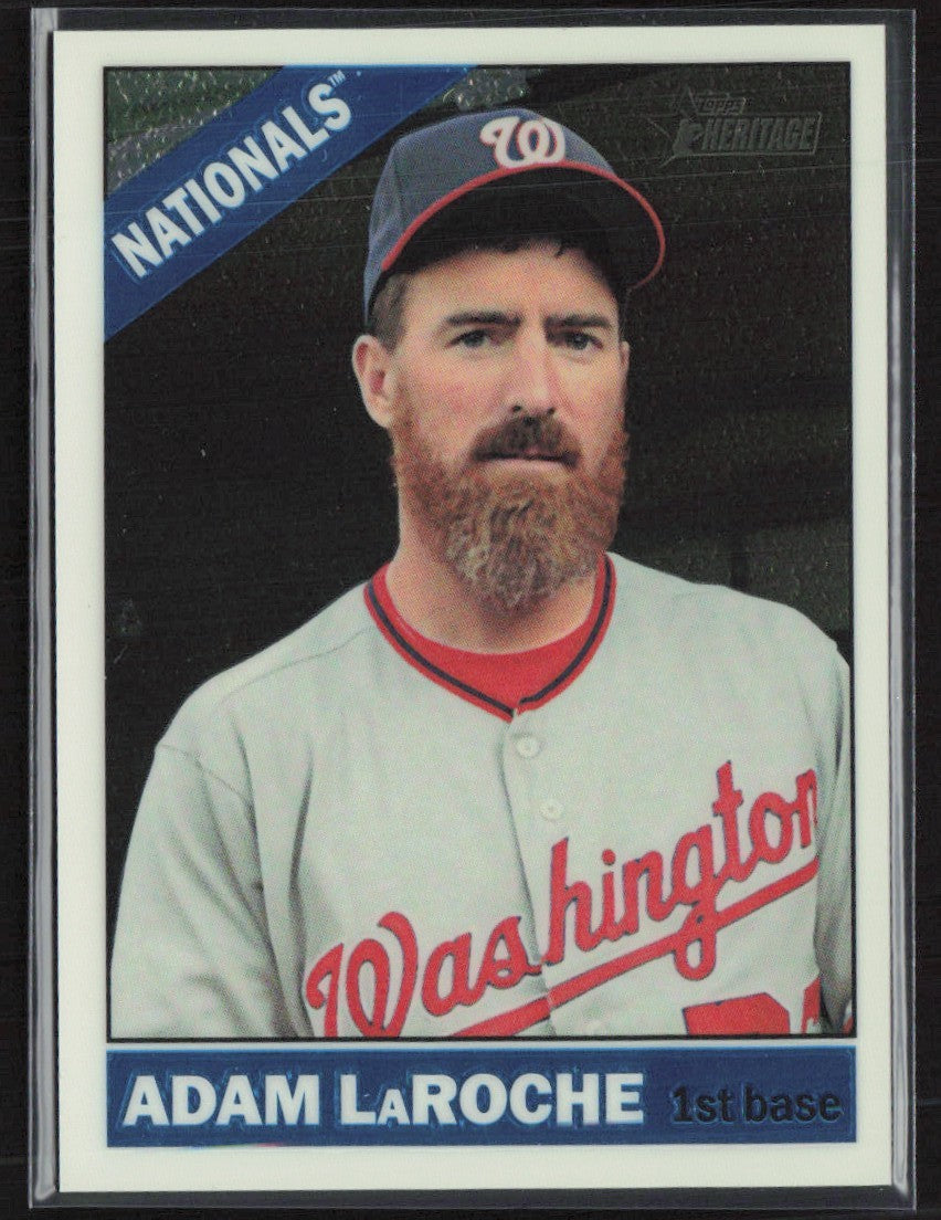 Adam LaRoche 2015 Topps Heritage Chrome /999 #THC-432 Washington Nationals