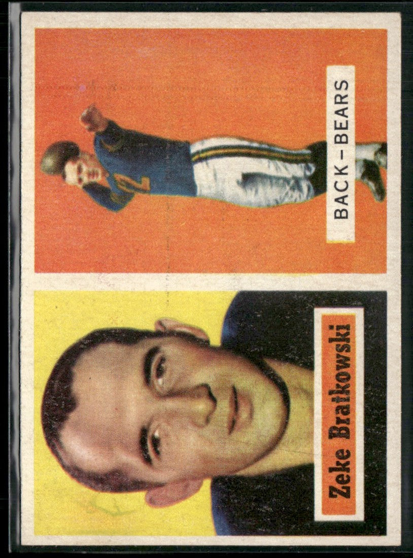 Zeke Bratkowski 1957 Topps #140 Chicago Bears