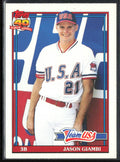 Jason Giambi 1991 Topps Traded RC #45T USA
