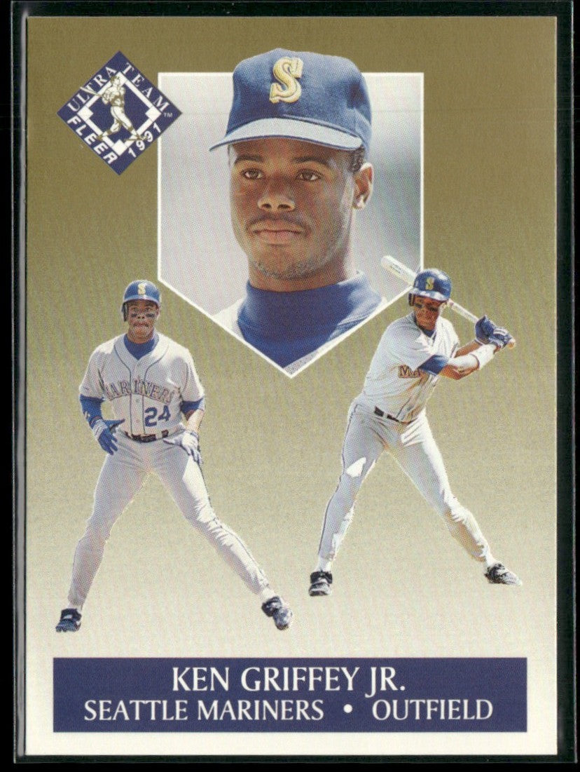 Ken Griffey Jr. 1991 Fleer Ultra Team #4 Seattle Mariners
