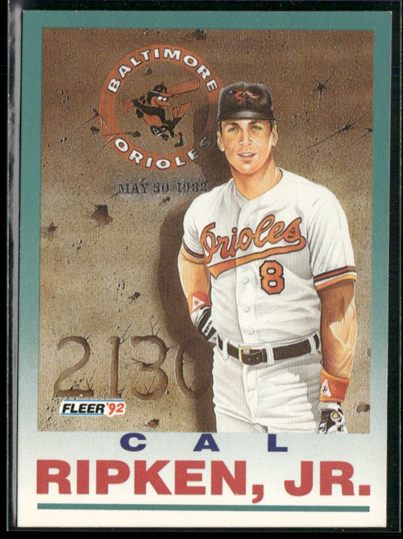Cal Ripken, Jr. 1992 Fleer #711 Baltimore Orioles