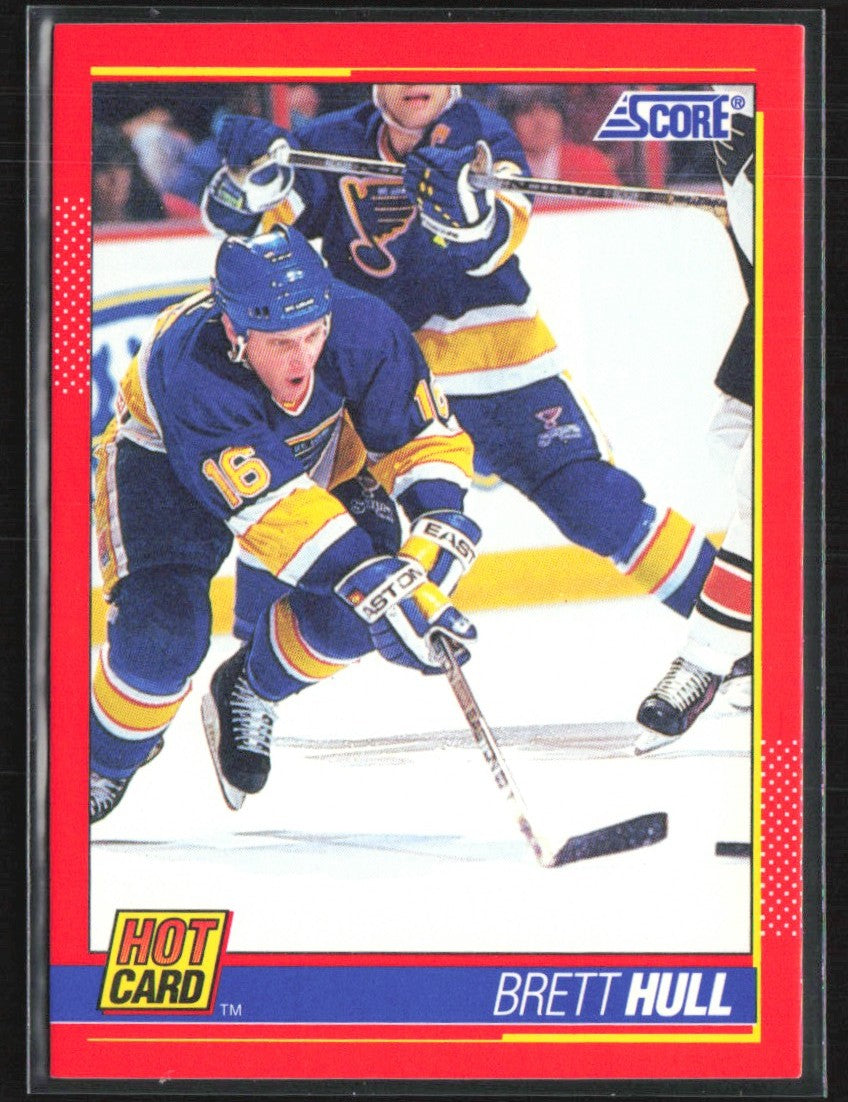 Brett Hull 1991 Score Hot Card #3 St. Louis Blues