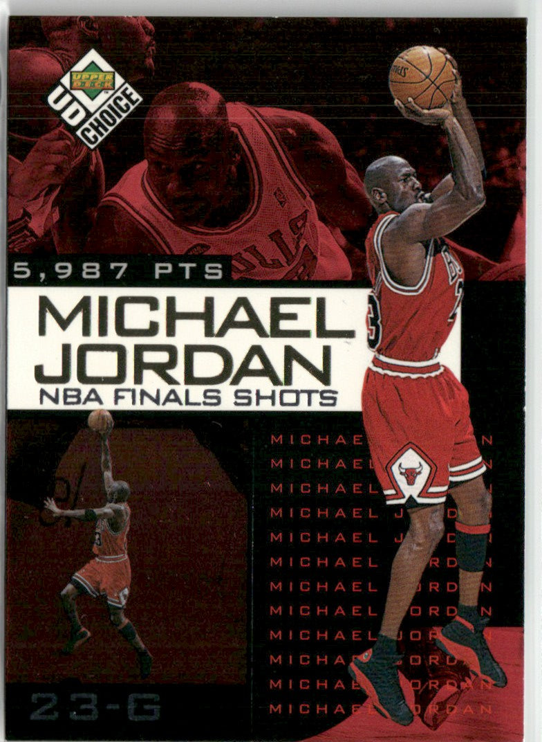 Michael Jordan 1998 UD Choice NBA Finals #7 Chicago Bulls