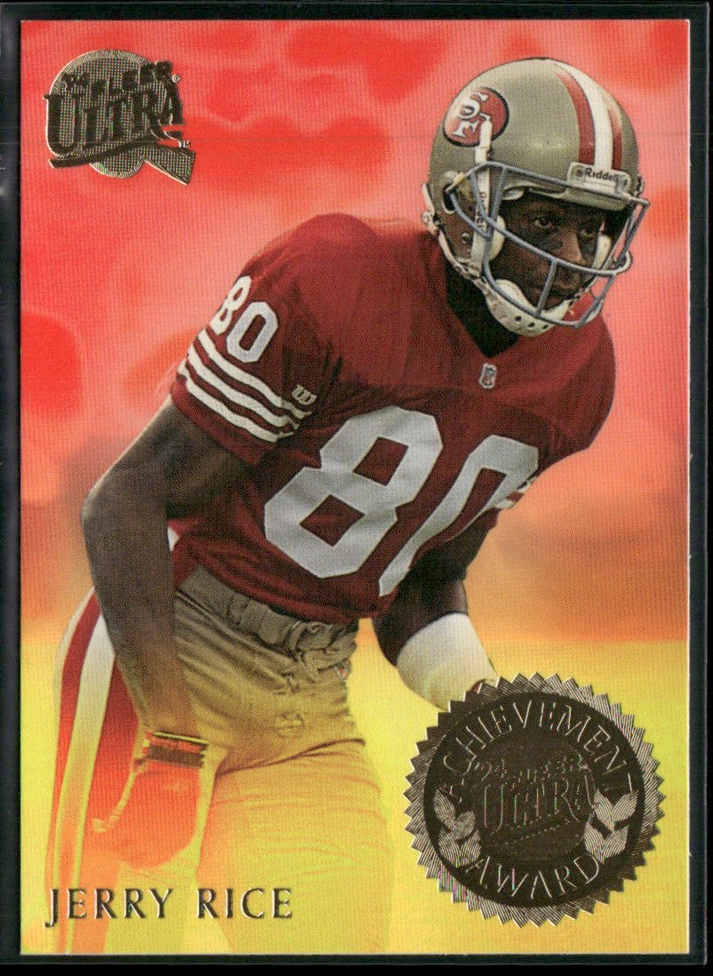 Jerry Rice 1994 Fleer Ultra Achievement #5 San Francisco 49ers