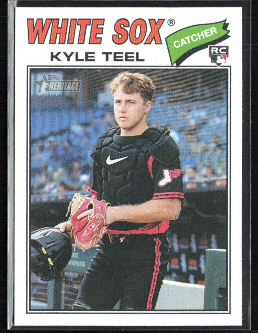 Kyle Teel 2026 Topps Heritage RC #182 Chicago White Sox