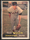 Paul Foytack 1957 Topps #77 Detroit Tigers
