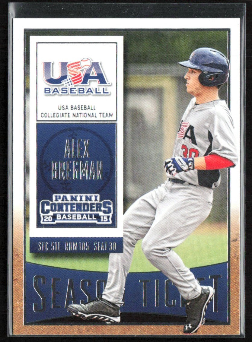 Alex Bregman 2015 Panini Contenders #64 USA