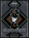 Justin Fields 2021 Panini Prizm Emergent RC #E-4 Chicago Bears