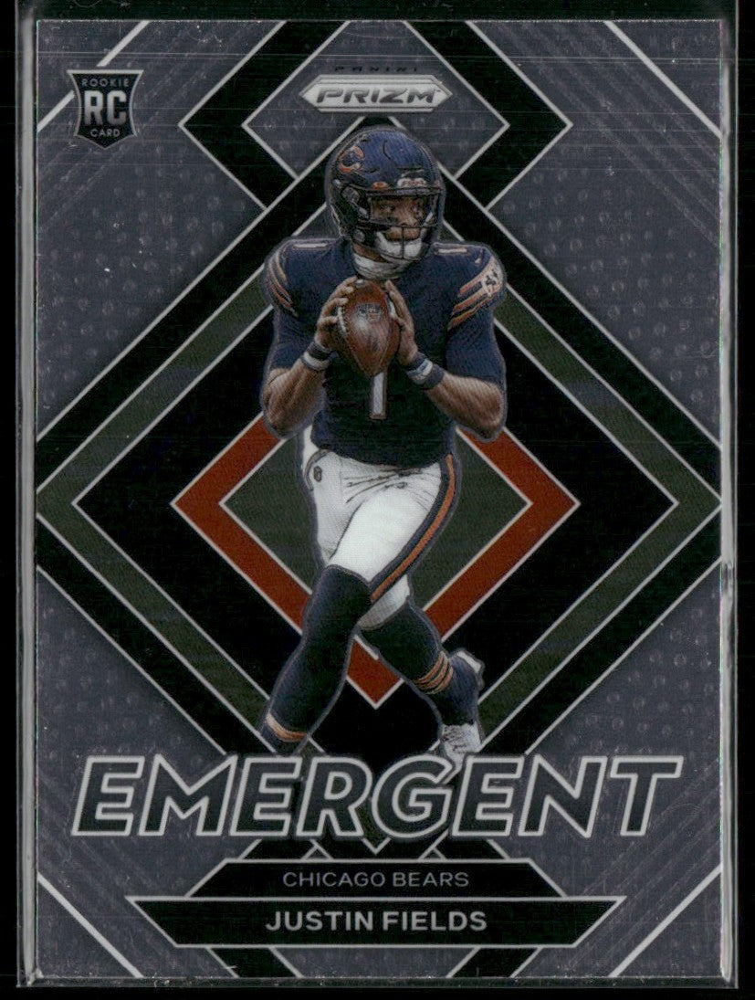 Justin Fields 2021 Panini Prizm Emergent RC #E-4 Chicago Bears